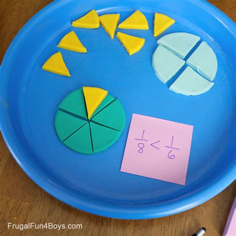 Hands On Fractions Activities Frugal Fun For Boys And Girls