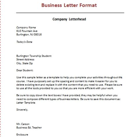 Contoh Business Letter Formal Imagesee