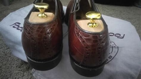 New Footjoy Mens Classics 85d Alligator Crocodile Exotic Golf Shoes