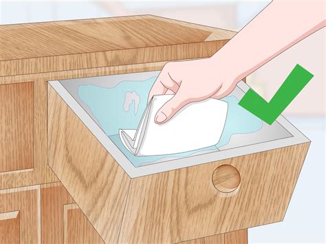 In a small bowl, mix one part baking soda with two parts water. How to Clean Oak Cabinets (with Pictures) - wikiHow