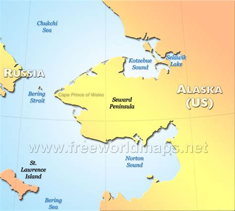 Seward Peninsula Alaska Map Australia Map