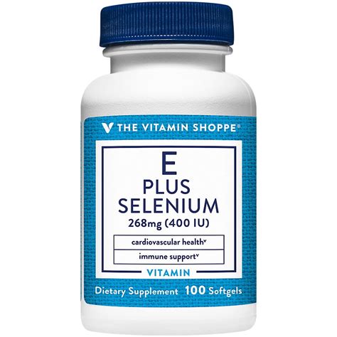 Vitamin E 400iu Selenium 100 Dalpha Vitamin E From Natural Food