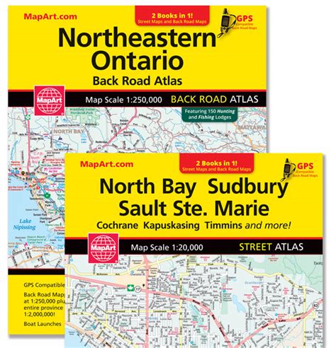 Northeastern Ontario Back Road Atlas Northeastern Ontario North Bay
