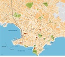Montevideo Vector Map | Vector World Maps