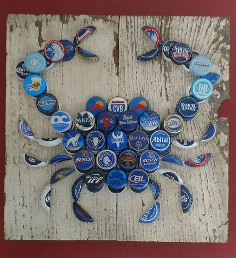 A bottle cap or bottle top seals the top opening of a bottle. Pin on Crabs