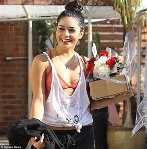 Vanessa Hudgens Flaunts Her Bra After Taking A Dance Class With Ashley