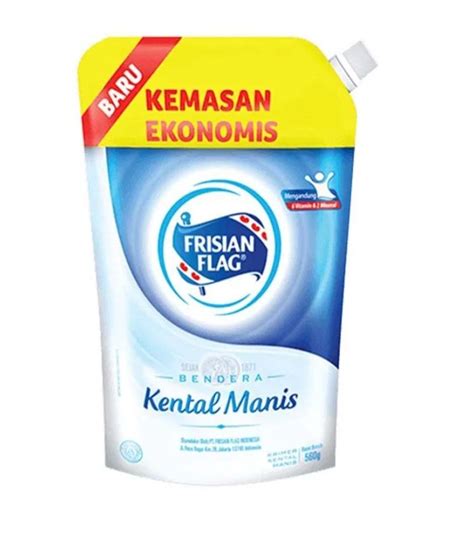 Jual Susu Kental Manis Frisian Flag Kental Manis Bendera Putih Pouch