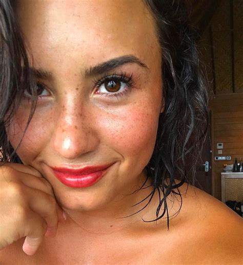 Demi Lovato Celebrates Blue Belt Status With No Makeup Selfie The