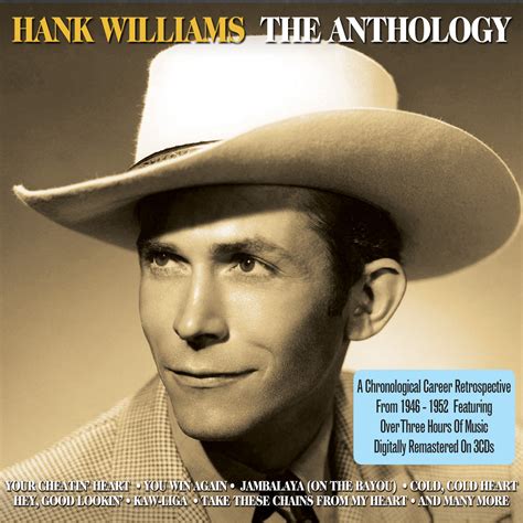 Hank Williams The Anthology 3cd Set Not Now Music