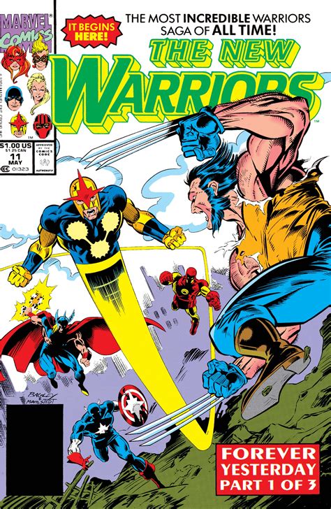 New Warriors 1990 11 Comic Issues Marvel