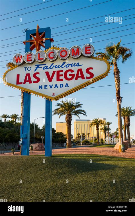 Las Vegas Sign Stock Photo Alamy