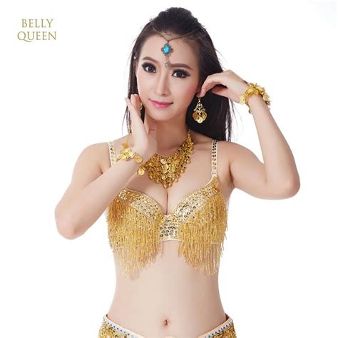 buy belly dance bra tops bras for women bellydance costumes sexy sequins beads