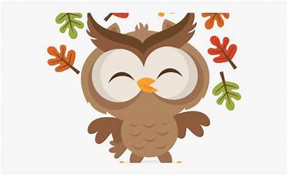 Owl Clipart Fall Autumn Cartoon Bird October