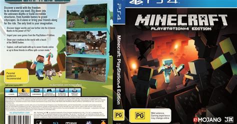 Mega Covers Gtba Minecraft Playstation 4 Edition 2014 Cover Game Ps4