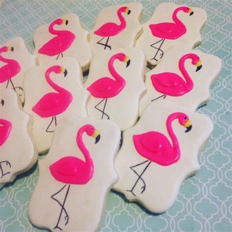 Sugar Cookies Decorated Cookie Decorating Flamingo