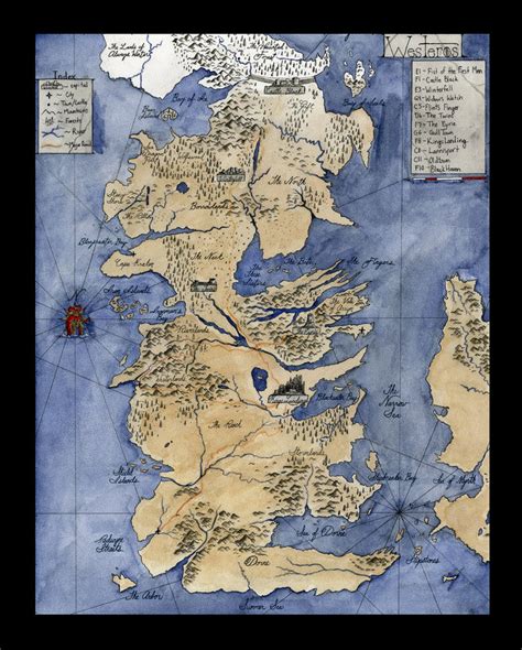 Westeros Detailed Map