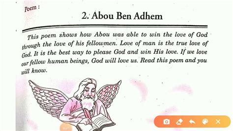 Abou Ben Adhem Poemclass 8th Psebclass 10 Icse English