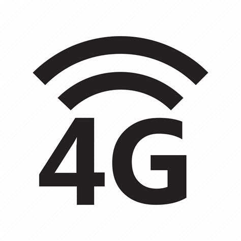 4g Connection Internet Lte Service Signal Wireless Icon