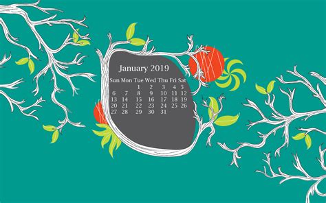 Check out the february 2019 calendar wallpapers for your desktop, smartphone, and the printable monthly planner. January 2019 Calendar | Calendar wallpaper, Desktop ...
