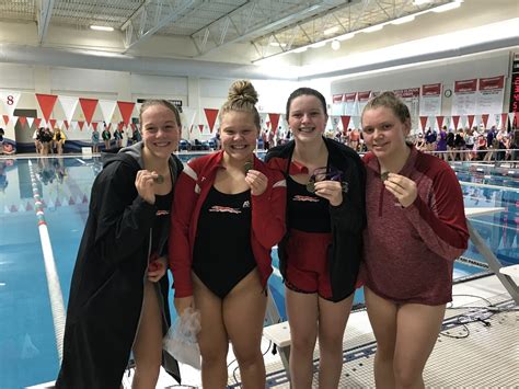 Whs Girls Swim Team Slc Conference Relays 6th Place Whitewater Banner
