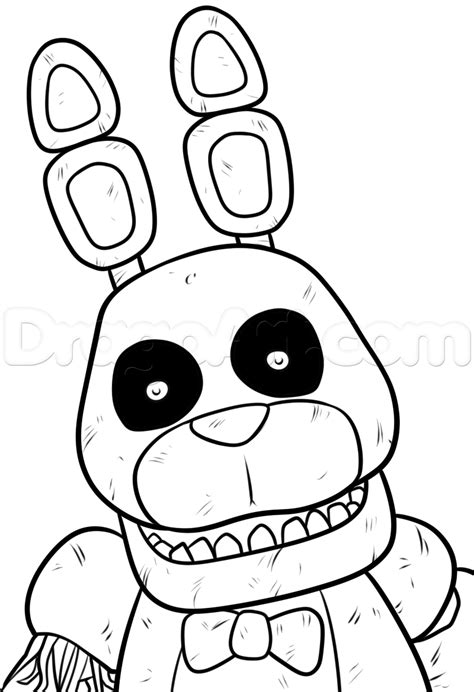 Golden Freddy Coloring Sheet Coloring Pages