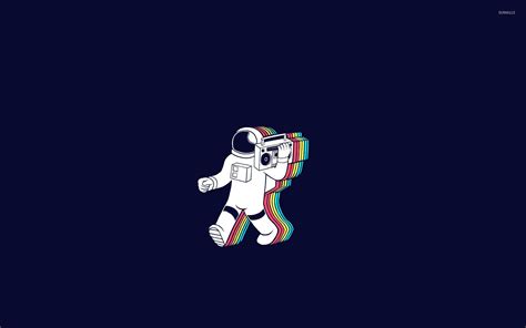 Astronaut Minimalist Wallpapers Wallpaper Cave