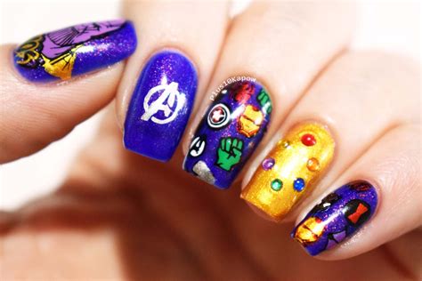 Avengers Endgame Nails Plus10kapow