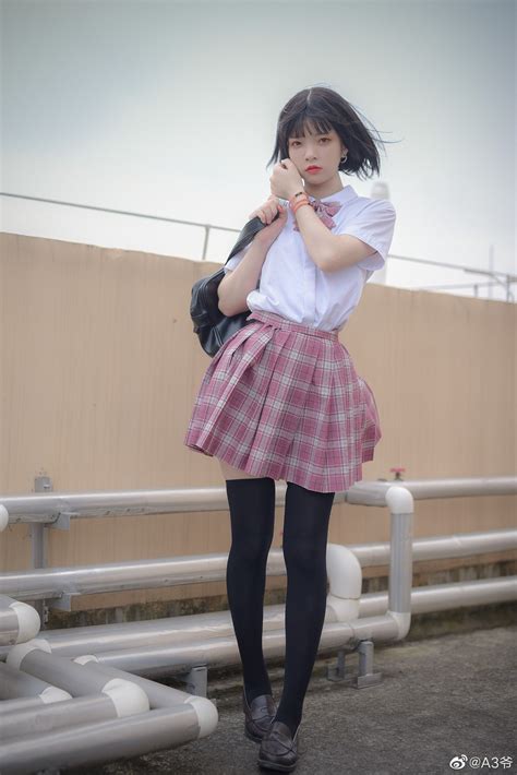 Asian Fashion Girl Fashion School Outfits Girl Outfits Girls Knee