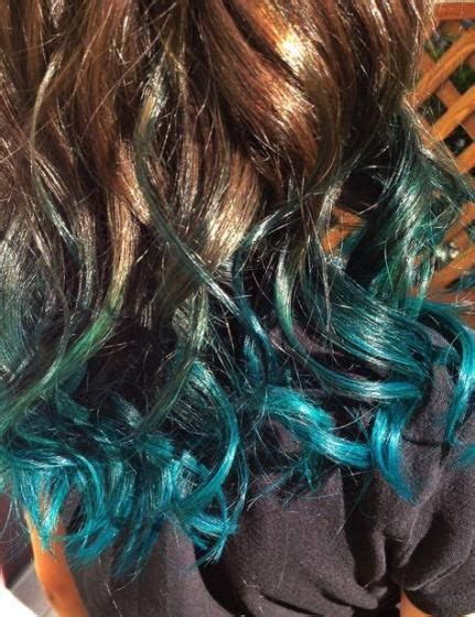 33 Ideas For Hair Color Blue Turquoise Dyes Blue Tips