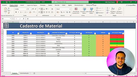 Planilha De Controle De Estoque No Excel Download Gr Tis Controle Entradas E Sa Das De