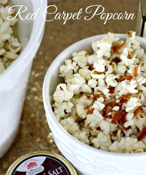 Red Carpet Popcorn For The Oscars Popcorn Snack Recipes Popcorn Recipes