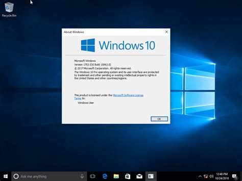 Windows 10 1703 April 2017 Creators Update Home