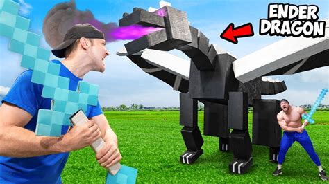 Fighting A Real Life Ender Dragon Youtube