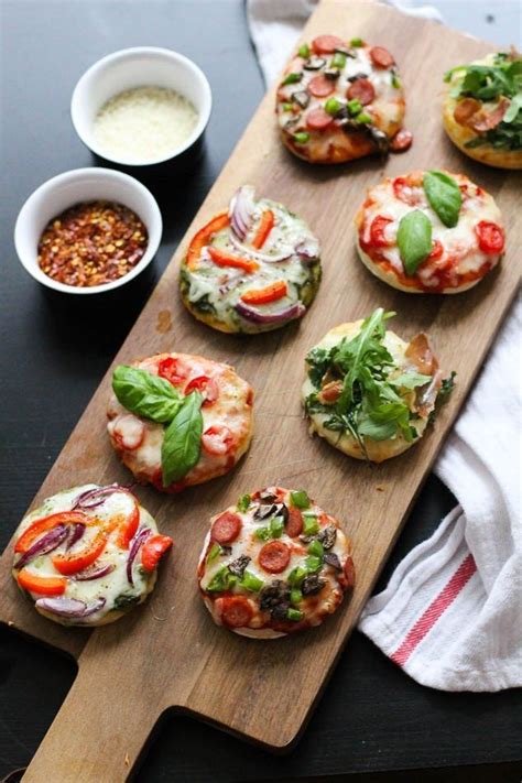 Party Friendly Mini Pizza Bites Comfort Food Appetizers Holiday