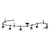 Cresswell 8 Ft 6 Light Oil Rubbed Bronze Integrated LED Flex Track