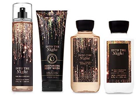 Bath And Body Works Into The Night Deluxe T Set Body Lotion Body Cream Fragrance Mist