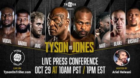 Mckernan would be dropping down from his regular weight at cruiserweight to face jack at light heavyweight. Tyson vs Jones press conference announced - date, start time and how to watch - FIGHTMAG