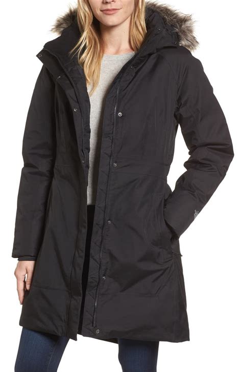 The North Face Arctic Ii Waterproof 550 Fill Power Down Parka With Faux Fur Trim Nordstrom