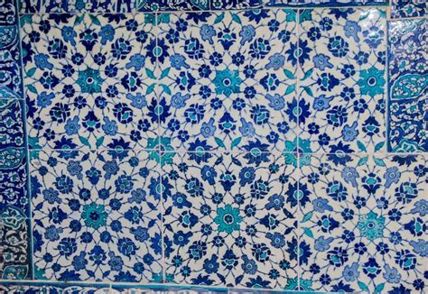 Ottoman Ancient Handmade Turkish Tiles Stock Image Image Of Beautiful