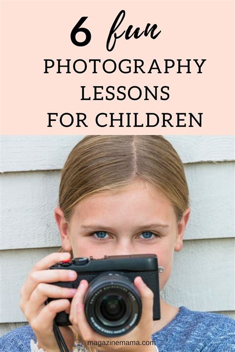 Kids Curriculum Photo Lessons Tips Teach Photography Teaching