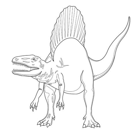 Spinosaurus Coloring Pages Free Printable Coloring Pages For Kids