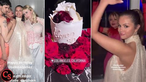 Selena Gomez Celebrate Her 30th Birthday After Party Video Youtube