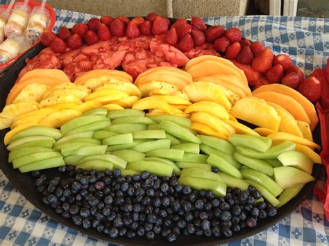 Rainbow Fruit Platter Food Ideas Pinterest Rainbow Fruit Platters