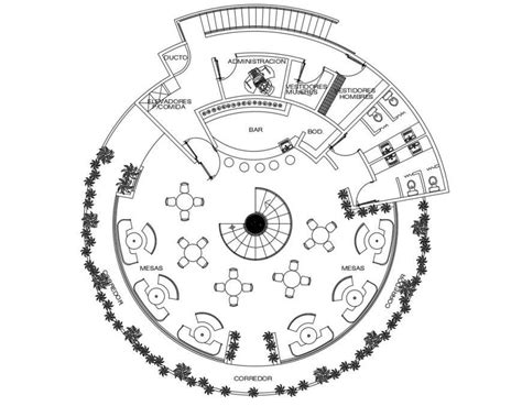 Circular Building Plan