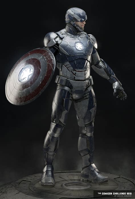Captain Iron Abraão Segundo Iron Man Armor Iron Man Suit Marvel