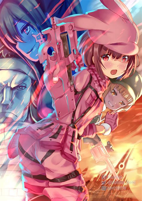 Llenn Fukaziroh Pitohui And M Sword Art Online And 1 More Drawn By