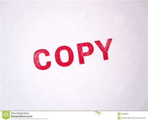 Red Legal Copy Stamp Royalty Free Stock Image - Image: 18889836