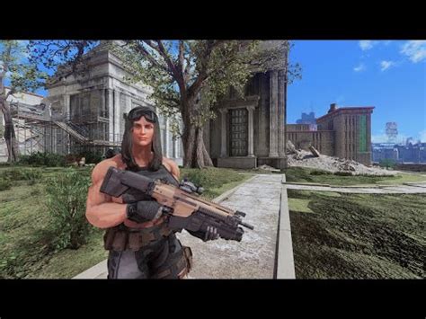 Fallout 4 Muscle Girl Mod Part 32 SCAR H YouTube