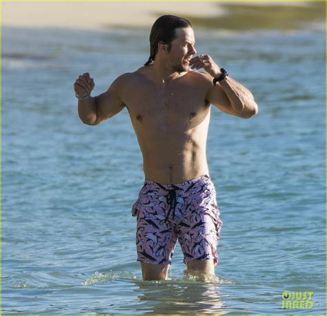 Mark Wahlberg Is Beyond Ripped Going Shirtless On The Beach Photo Bikini Mark