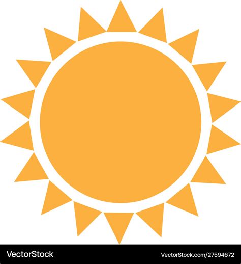 Sun Logo Designs Modern Simple Royalty Free Vector Image